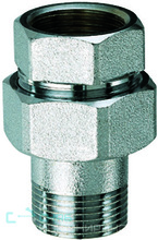 Прямой трехсоставной фитинг FAR 3/4" ВР-американка