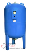 Бак расширительный VRT® 150л для водоснабжения (присоединение 1 1/2") с манометром (вертикальный)