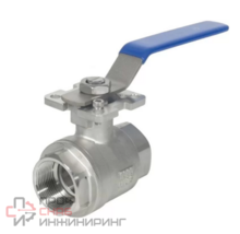 Кран шар Benarmo SS304 4020RA Ду15 Ру63 м/м полн п/эл рук