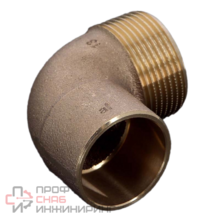 Угловой переход, Viega, пайка-резьба Н 90 градусов бронза DN 35 х 1 1/4", модель 94092G