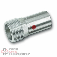 Переходник Sanha 24000 DN22-3/4" труба-резьба наружная сталь оцинкованная однораструбный