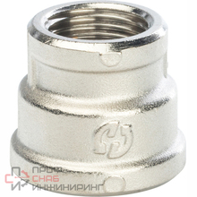 Муфта ВВ никелированная 3/4X1/2 STOUT