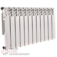 Радиатор алюминиевый МЕТАЛЛСЕРВИС THERMA Q2 350/80 12 секций 1344 Вт