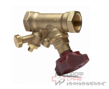 Клапан балансировочный STA с дренажем DN40 внутренняя резьба PN20 AMETAL