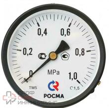 Манометр Росма ТМ-520Т.00 (0-1MPa) M20x1,5.1,0
