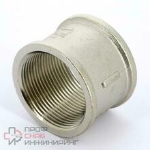 Муфта 2", никелированная