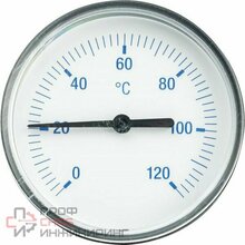 Термометр обратной линии ECO DN20 (Синий)