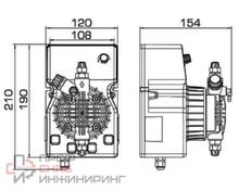 Насос DLX PH-RX/MBB 5-7 230V PVDF (5-7/6-5/8-2)
