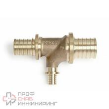 Тройник 40-16-32, Rehau RAUTITAN, RX+, надв.гильза-надв.гильза, бронза