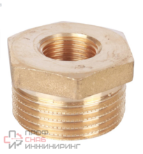 Футорка НР/ВР латунная, Stout 1х3/8"