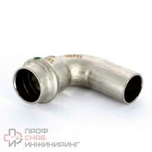 Отвод НВ 45° Sanpress Inox, с SC-Contur, нержав.сталь, 22 мм Viega