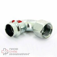 Угловой переход Prestabo 90° с SC-Contur, с в.р. 28х1" Viega