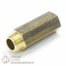 Удлинитель General Fittings 2600 1/2"-1/2" резьба-резьба вн.- нар латунь l=10