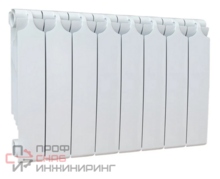 Радиатор Теплоприбор 350/90 биметалл 8 секций