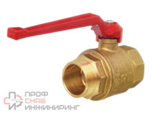 Кран шаровой Баз 11Б27п1 DN25 PN40 вр/нр рычаг, серия Standart