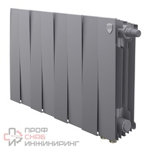 Радиатор биметаллический Royal Thermo PianoForte 300 Серебристый VR80 - 8 секц.