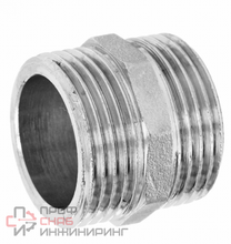 Ниппель двойной Баз 1 НД25 никель