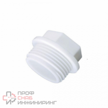 Заглушка (пробка) PP-R сер Дн25х3/4" НР VALFEX