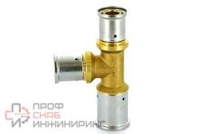 Тройник 26-26-16, Henco P, 11, пресс-пресс, латунь