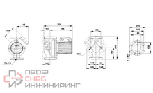 Насос Grundfos UPS80-60 F 3x400-415V PN10