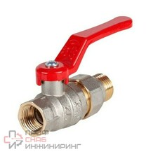 Кран шар Dist лат Эксперт нк Ду25 Ру40 м/амер полн рыч Н143Р