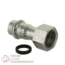 Пресс-фитинг Valtec из нержавеющей стали с накидной гайкой 28х3/4" VTi.908