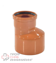 Переход PP-B эксцентрический коричневый б/н Дн160х110 в/к VALFEX 35160110