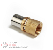 Переходник, В, 3/4", 20 x 2, латунь Giacomini