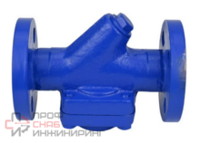 Конденсатоотводчик термостатический DN.ru STS2131P-F Ду20 Ру16 фланцевый, корпус - низкоуглеродистая сталь A105, уплотнение - PTFE, с фильтром