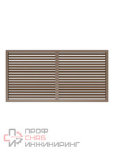 Решетка радиаторная ERA П60120Р, дуб