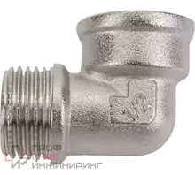 Фитинг RVC УГОЛЬНИК 1/2" В-Н ник. 90гр. RVC /00831