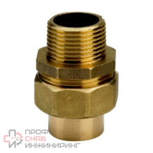 Американка 35-1 1/4" Viega R4, 94343G, пайка-резьба, нар., бронза