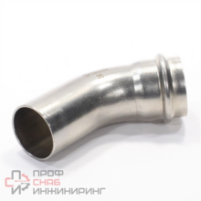 Отвод WAAG Heavy Inox 45° 35-35 пресс-труба сталь нержавеющая