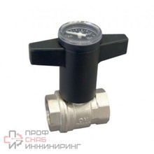 Кран шаровой Oventrop Optibal Ду25, 1" с термометром