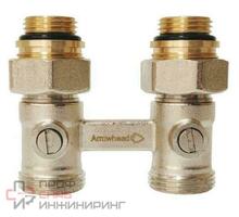 Узел подключения радиатора Arrowhead H-образный Element прямой 3/4" - 1/2"
