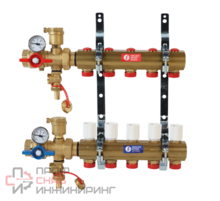 Комплект коллекторного узла Giacomini 1" x 18 /9