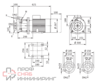 Насос Wilo CronoBloc-BL 40/180-7,5/2