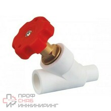 Вентиль проходной PPR «Valfex» 25х45° белый