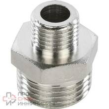 Ниппель STOUT НН переходной никелированный 1/2X1/4 SFT-0004-001214