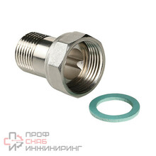 Резьбовой фитинг Valtec – полусгон с накидной гайкой и наружной резьбой VTR.613.N.0605