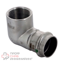 Угловой переход BP 90° Sanpress Inox, c SC-Contur, 28 x 1" Viega