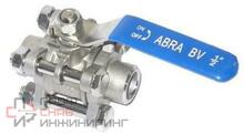 Кран шаровой полнопрох. св/св стандарт SS316 ABRA-BV61A-025