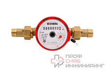 Счётчик учёта горячей воды ENBRA EV-AM1i L80 D15 B, с импульсным выходом, со сгонами