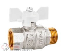 Шаровой кран LD Pride 47.20.В-Н.Б (white) с биркой