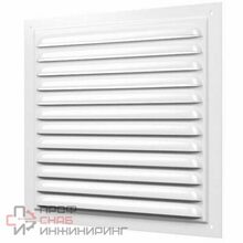 Решетка вентиляционная МЕТАЛЛ с сеткой SANTREK AIR 150х150 ВРС Белая