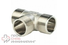 Тройник НН никелированный 3/4X3/4X3/4 Stout