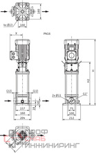 Насос Wilo HELIX V 407-1/16/E/S/400-50