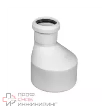 Переход РосТурПласт PP-H эксц бел б/ш б/н Дн110х50 в/к 24574