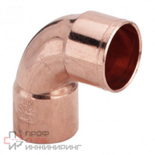 Угольник 90 DN 12 под пайку, медь Viega
