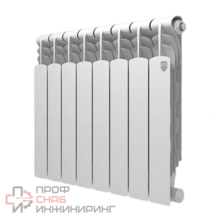 Радиатор Royal Thermo Revolution Bimetall 350/Silver Satin - 8 секц.